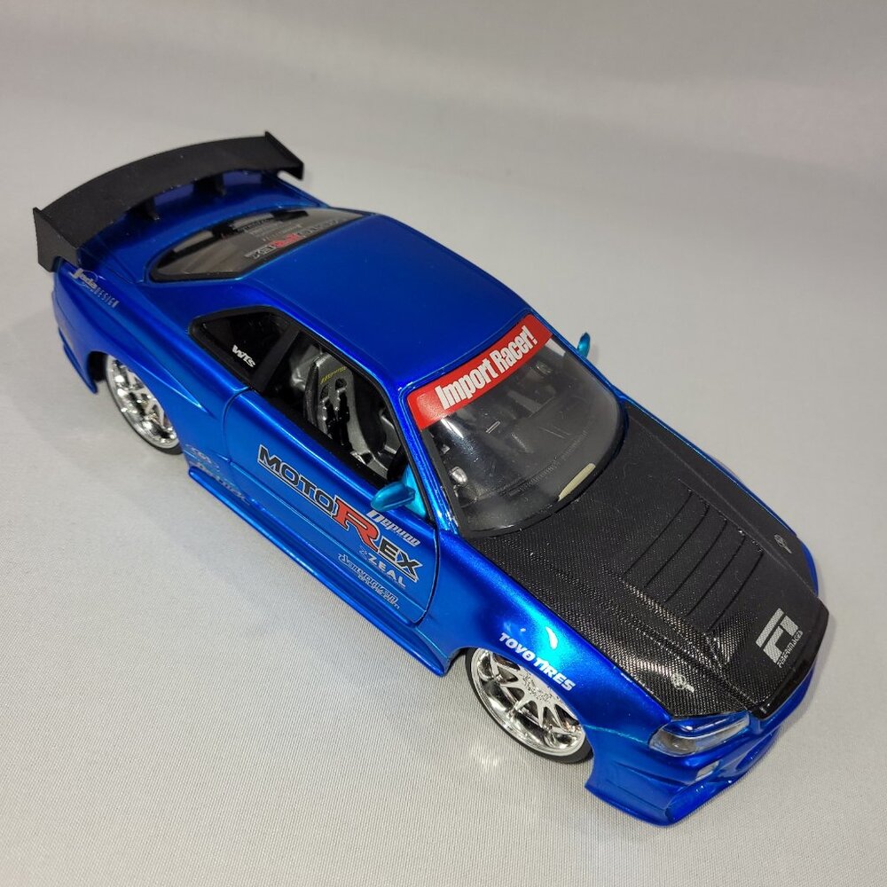 Jada Toys 2002 Fast & Furious Nissan Skyline GTR R34 1:24 Scale Diecast Car